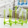 Giyblacko Over Sink Dish Rack Retractable Cup Drying Rack Drinking Glass And Sports Bottle