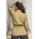 thumbnail image 2 of Gabardina con estilo solapa de cascada Beige CH / MD, 2 of 2