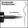 thumbnail image 2 of Revlon ColorStay Skinny Liquid Eyeliner, Waterproof, Smudgeproof, Longwearing Eye Makeup with Ultra-fine Tip, Mahogany Flame (303), 2 of 3