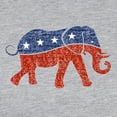 thumbnail image 3 of CafePress - Glitter Republican Elephant Long Sleeve T Shirt - Womens Baseball Tee, 3 of 4