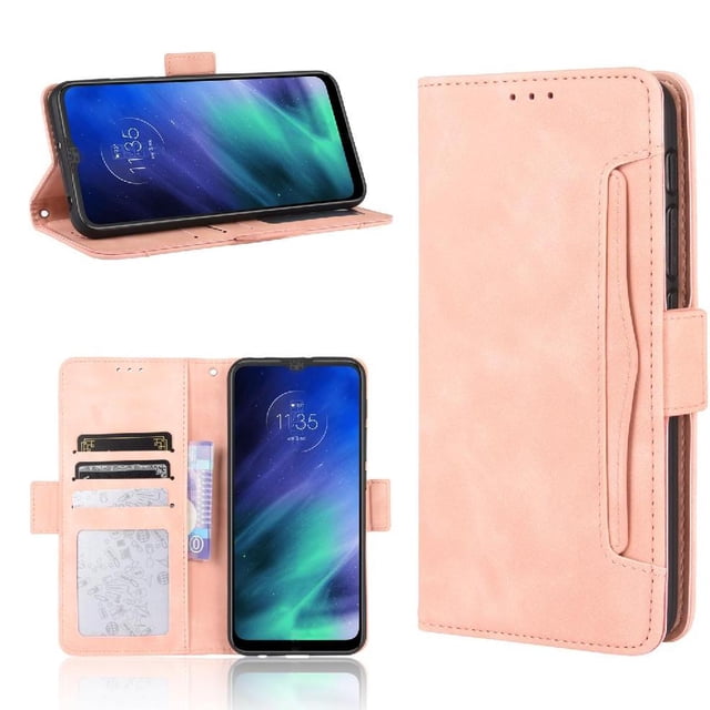 Funda Tipo Billetera GANGXUN para Motorola MOTO One Fusion – Tapa Flip con Tarjetero