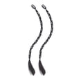 thumbnail image 4 of Extensiones de cabello trenzado con clip, postizos trenzados versátiles de 17,72 pulgadas para maquillaje Negro con cadena, 4 of 9
