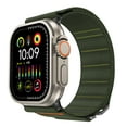 thumbnail image 3 of Dwitch Adjustable Nylon Sport Band Compatible with Apple Watch Series 10/9/8/7/6/SE Ultra, Breathable Nylon Watch Strap for Men and Women, Soft Lightweight Outdoor Fitness Replacement Band,Green, 3 of 7