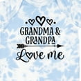 thumbnail image 4 of Inktastic Grandma Grandpa Love Me Arrow Boys or Girls Baby Bodysuit, 4 of 5