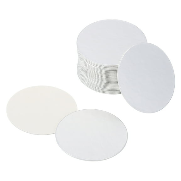 Uxcell 28mm Resistant Tamper Aluminum Foil Cap Liner Induction Heat Sealing for PE Bottle 75 Pack