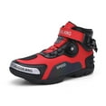 thumbnail image 3 of JG Wolves Bottes de Moto - Confort Toutes Saisons et Aventure - Chaussures Imperméables de Randonnée et de hors Route - pour Hommes et Femmes, Rouge, 47, 3 of 18