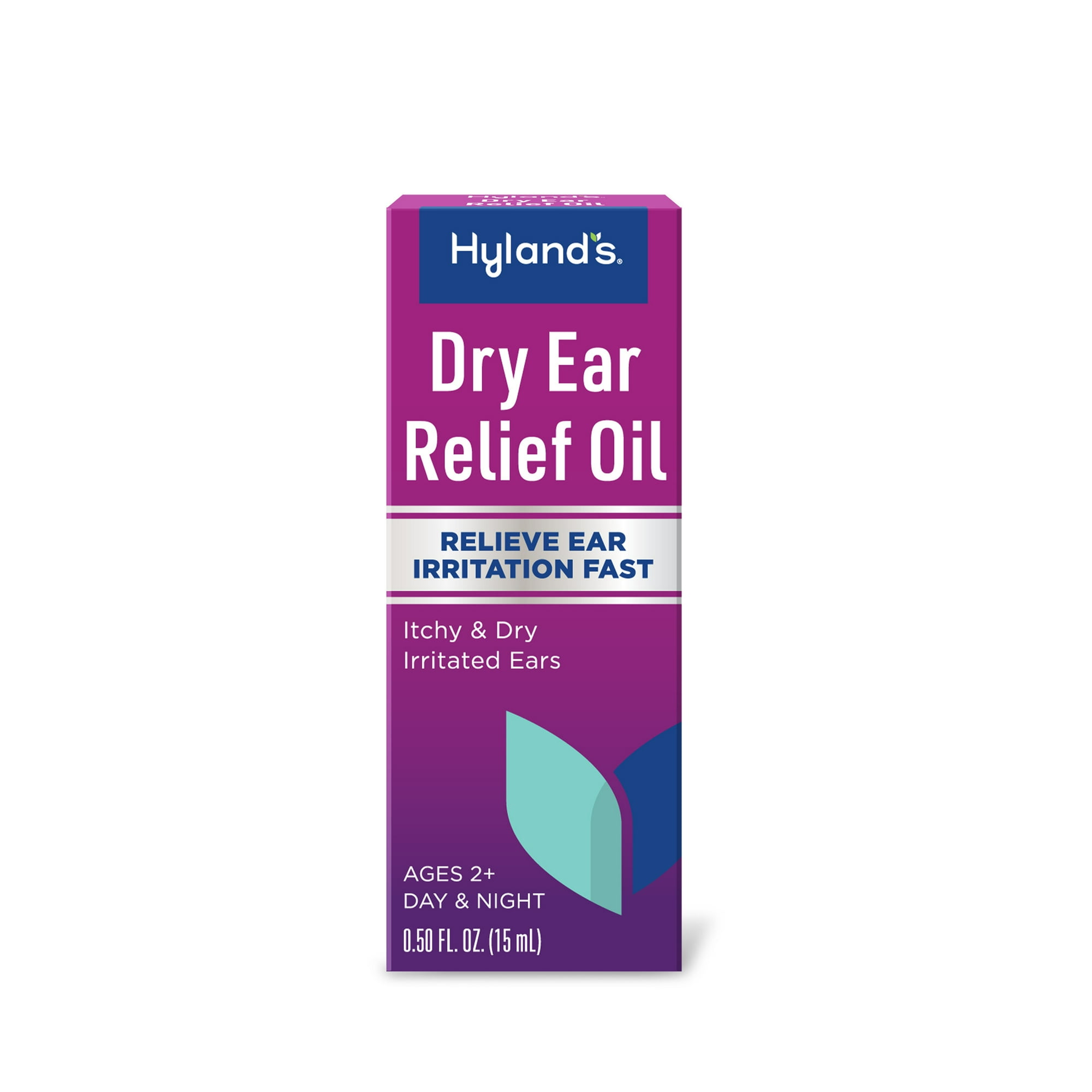 Hyland's Dry Ear Relief Oil, Relieve Ear Irritation, Itchiness, & Dryness Fast, 0.5 fl oz.