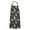 Halloween Ghost Pumpkin-1, variant on Halloween Ghost Silhouette Apron-Garden Aprons for Women with Pockets-Cotton Linen Waterproof Kitchen Cooking Gardening Aprons Adjustable for Kitchen,Cooking,BBQ and Salon 32"x27"