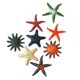 thumbnail image 1 of 8Pieces Marine Life Star Fish Toy Pool Diving Beach Sand Play Toy for Children Water Play Swimming Practice Activity Toy, 1 of 4