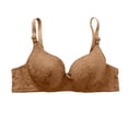 thumbnail image 3 of HVOBTTY Women's Bra Solid Color Underwire Gathered Comfortable Breathable Daily Wear, XXL, 3 of 5