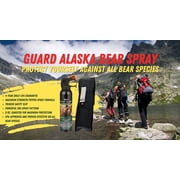 Guard Alaska 9 oz. Bear Spray Repellent and Tactical Belt Clip Holster