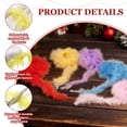 thumbnail image 3 of Uxcell 4 Pack 2.2 Yards Feather Boas, Colourful Faux Fur Ribbon Trim, Artificial Fluffy Boas for Costume, DIY Craft, Home Wedding Decoration, Party Decor, Pale Sky Blue, 3 of 6