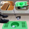 thumbnail image 3 of Yuarrent Home Office Golf Putting Training Cup Indoor Practice Training Aid Putting Hole Herramientas de golf Golf verde Yuarrent OD2527-03B, 3 of 6