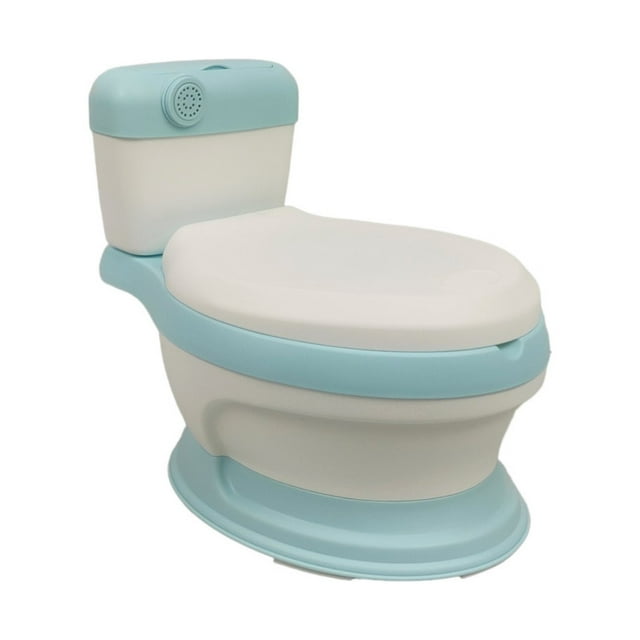 Baño Entrenador Bacinica The Baby Shop con sonido, antiderrapante y asiento acojinado Azul