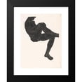thumbnail image 2 of Reijer Stolk 19x24 Black Modern Framed Museum Art Print Titled - Anatomical Study of the Leg and Arm Muscles of a Man in Silhouette (1906), 2 of 5