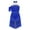 Royal Blue, variant on YiZYiF Girls Rhinestones Ruched Mesh Lyrical Ballet Dance Dress Dancing Party Jazz Latin Leotards Royal Blue 6