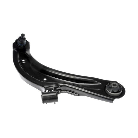 KarParts360 For Nissan Sentra 2013-2019 Suspension Control Arm and Ball Joint | Steel Material | Pinch Ball Joint Stud | Black Color | Stamped Type | Replacement For 19317747, 19317873