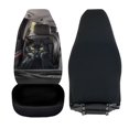 thumbnail image 5 of HUISEFOR Black Cat Car Seat Cover Breathable Soft Car Seat Covers Protector Elastic Polyester Removable Automotive Accessories Universal Fit for Most Sedan SUV, 5 of 7
