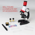 thumbnail image 2 of Kit De Microscopio Lab Led 1200X Home School Juguete Educativo Para Regalo Microscopio Biológico Refinado Para Niños Moyic FN002766-00, 2 of 6