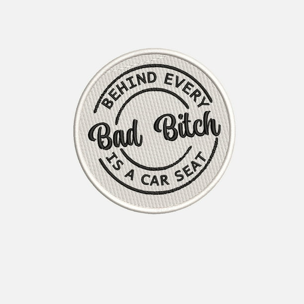 Behind Every Car Funny Sayings Embroidered Patch Iron-On Applique, Cosplay  Vest Clothing Badge Back Packs Uniform DIY 