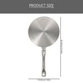 thumbnail image 2 of Heat Diffuser Plate Stainless Steel Adapter Plate for Induction Cooker Heat Diffuser with Handle, 2 of 8