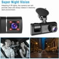 thumbnail image 6 of Dash Camera for Car Front and Inside Car Security Camera Dual Dash cam 1080P Car Video Recorder with Audio, 2’’ IPS Screen Night Vision G-Sensor WDR, 6 of 7