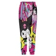 thumbnail image 4 of Kuromi And My Melody Mens Joggers Sweatpants 3D Print Pants Novelty Graphic Trousers Casual Athletic Sports Joggers with Pockets, 4 of 7