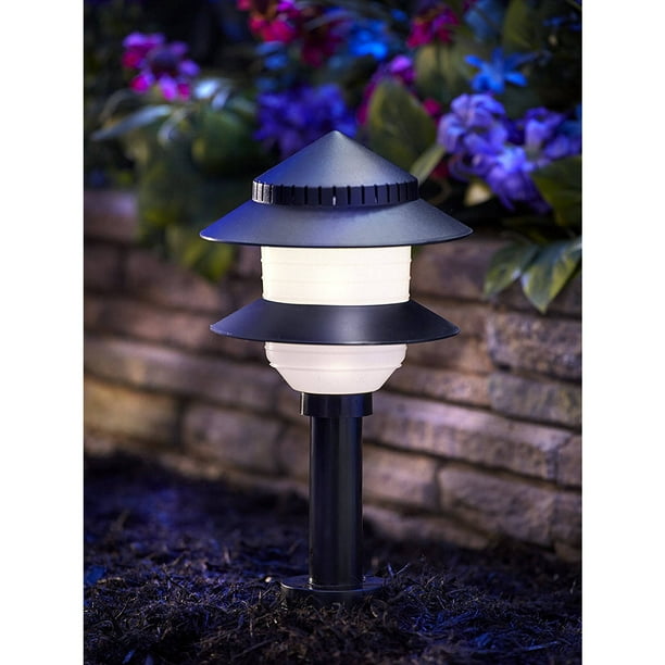Coleman Cable 95534 MOONRAYS Plastic Low Voltage Lights - Black