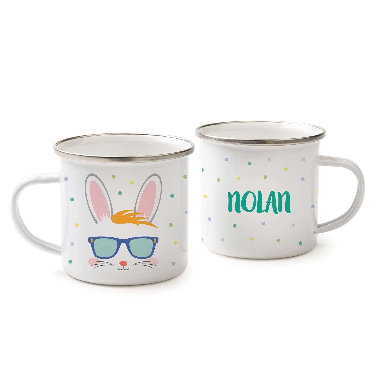 Handsome Hare Personalized Camp Mug