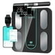 thumbnail image 1 of Báscula digital de baño Healthkeep para peso corporal con 8 electrodos, 21 datos corporales, medición BIA de doble frecuencia, báscula inteligente compatible con iOS y Android, máx. 400 lb/180 kg/28 s, 1 of 5