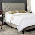 thumbnail image 6 of Safavieh Hathaway Modern Tufted Bed Frame with Nail Heads, 6 of 7