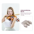 thumbnail image 4 of IFANLANDOR Violin Accessories for Family Members 1Pack Silver Mute, 4 of 5