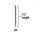 thumbnail image 4 of (4 pack) Fas-n-tite Finishing Nails, 4D x 1-1/2", Steel, Polished, Gray, Interior Nails, 2.0 oz pack, 4 of 11