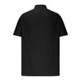 thumbnail image 6 of Taqqpue Mens Short Sleeve Guayabera Shirts Linen Cotton Button Down Mexican Embroidered Cuban Wedding Shirt Summer Beach Tops, 6 of 6