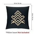 thumbnail image 4 of nygtbtfer Square Decorative Throw Pillows Cushion Covers Linen Black&amp; Beige Stripes Modern Geometry Print Home Pillowcases, 4 of 7
