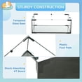 thumbnail image 6 of Spaco 31" Hamster Cage, Gerbil Cage with Glass Basin, Pet Cage for Small Hamsters, Black, 6 of 11