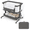 Dark Gray, variant on OLAKIDS 3-in-1 Baby Bassinet, Bedside Sleeper with Comfy Mattress, Wheels, 6 Height Adjustable, Storage Basket, Travel Bag, Portable All Mesh Crib for Newborn Infant (Pink)