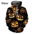 thumbnail image 2 of Sudadera con capucha con estampado 3D de calabaza y linterna para hombre y mujer, sudadera informal de manga larga para primavera y otoño, 2 of 5