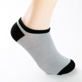 thumbnail image 1 of WTXUE No Show Socks Men, 1 Pairs Men Bamboo Boat Socks Mesh Invisible Socks Solid Color Deodorant, 1 of 1