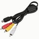 thumbnail image 5 of Cable AV de Audio y video NikouMX Mini USB a 3 RCA 1,2 metros Negro, 5 of 8