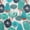 Dusty Teal Green, variant on oneOone Polyester Spandex Dusty Teal Green Fabric Tropical Floral Fabric For Sewing Printed Craft Fabric By The Yard 56 Inch Wide
