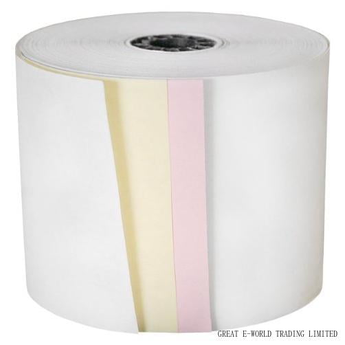 Daymark Paper Cash Register Tape Roll, 3 Ply, White (Case Of 50