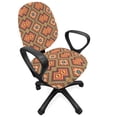 thumbnail image 1 of Ethnic Office Chair Slipcover, Mexican Peruvian Cultural Heritage Motifs Indigenous Design Elements, Protective Stretch Decorative Fabric Cover, Standard Size, Multicolor, by Ambesonne, 1 of 5