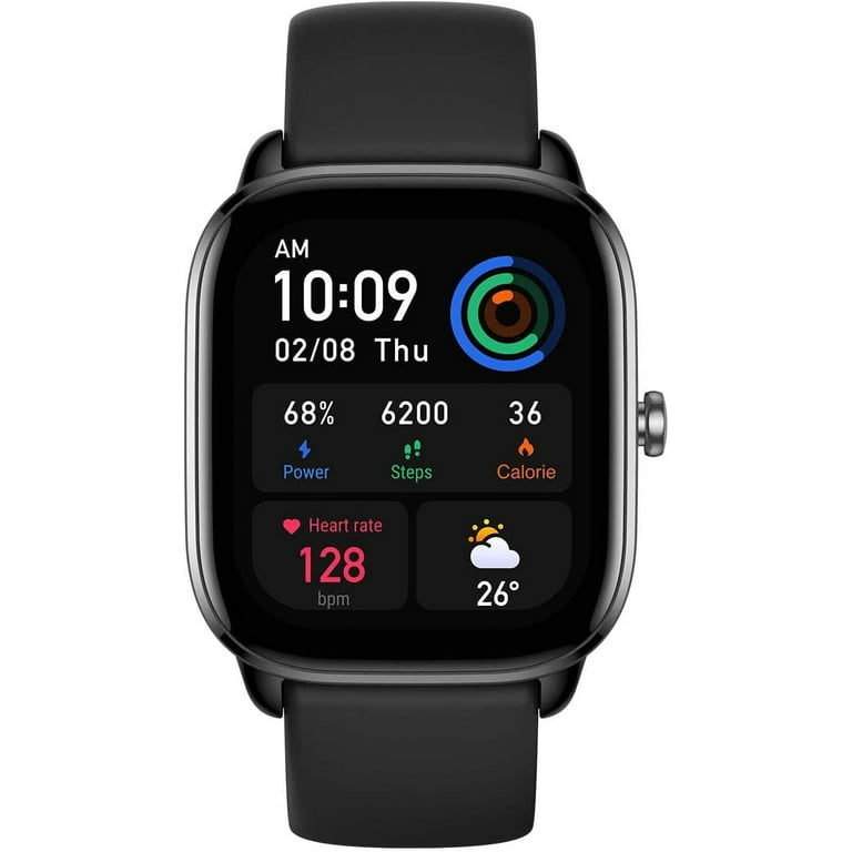 Amazfit GTS 4 Mini Smart Watch: Fitness Tracker with 120+ Sport Modes-Black  