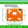 thumbnail image 3 of GoSports Universal Regulation 18" Steel Basketball Rim-Use for Replacement or Garage Mount, 3 of 7