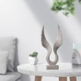 thumbnail image 3 of Figura de ala de ángel 3D, estatua de ala de águila, escultura de resina vívida para el hogar y la oficina. Los 7x2.2x14.5cm, 3 of 9