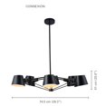 thumbnail image 2 of Xtricity - Pendant Light, 29.3 '' Width, Connection Collection, Black, 2 of 3