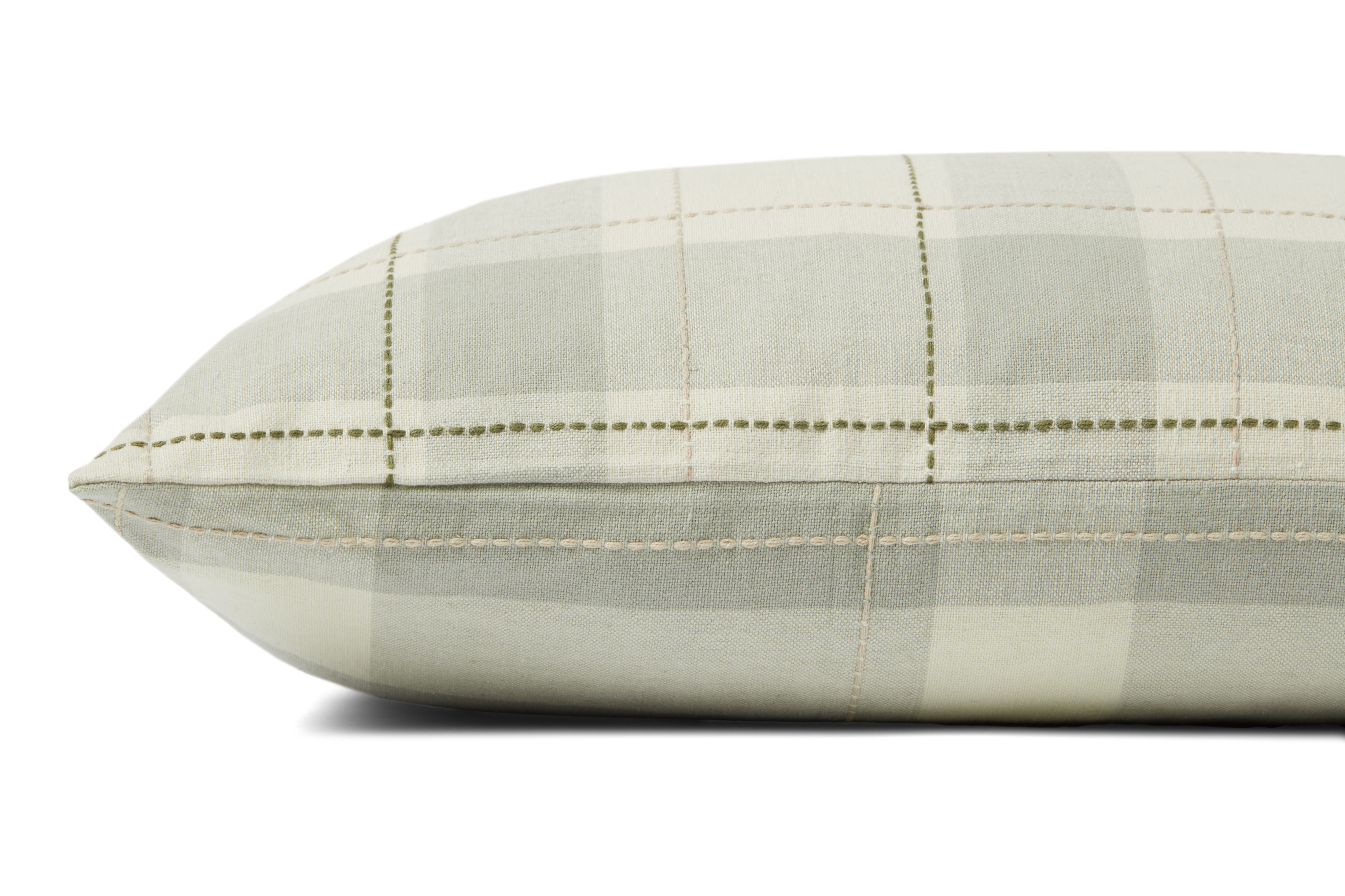 Chris Loves Julia x Loloi Linus Sage / Multi 18'' x 18'' Decorative Pillow