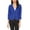 Royal Blue, variant on Women's Elegant Long Sleeve Blazer – Solid Button-Front Casual Style