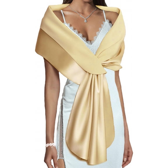 Delicate Embroidery Satins Wrap Wedding Ceremony Dance Women Satins Shawl for Dresses Ceremonies